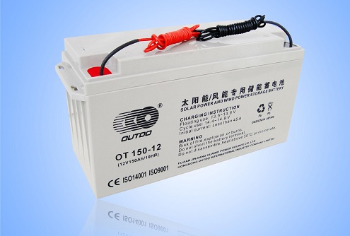 引線式太陽能專用膠體蓄電池12V150AH/OT150-12